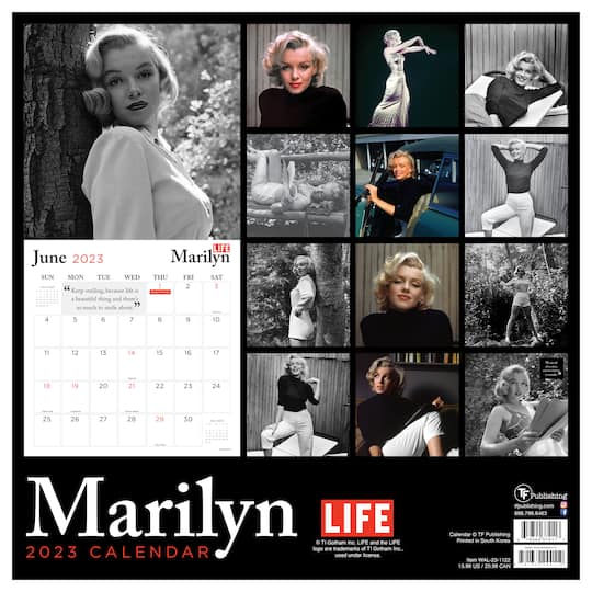 TF Publishing 2023 Marilyn Monroe Wall Calendar Wall Calendars Michaels